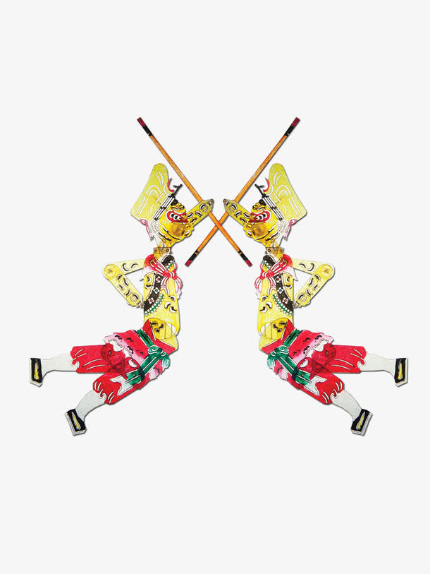 传统齐天大圣皮影免抠