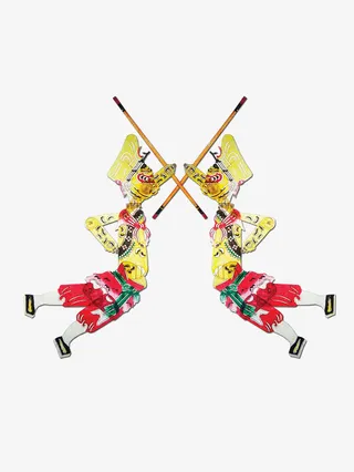 传统齐天大圣皮影免抠