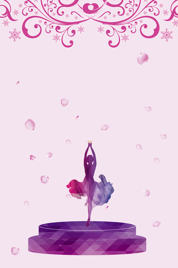 女神节海报背景素材高清