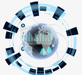互联网装饰PPT元素免抠