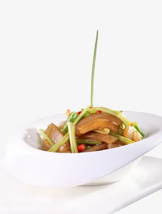 美味猪脚小吃辣猪皮免抠