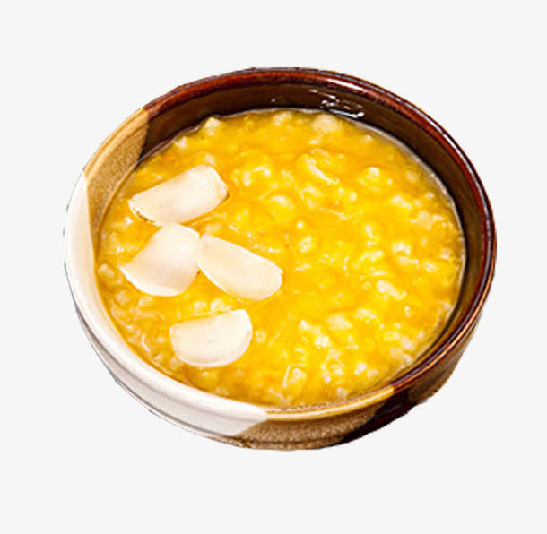 产品实物美食南瓜小米粥免抠