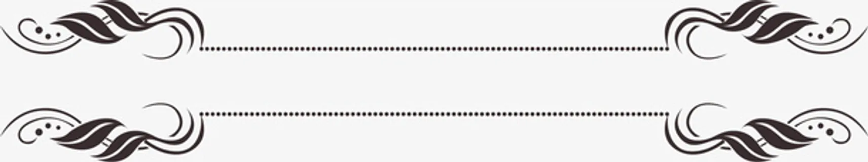 褐色线条框架免抠