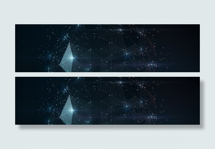 中秋星光炫酷banner背景