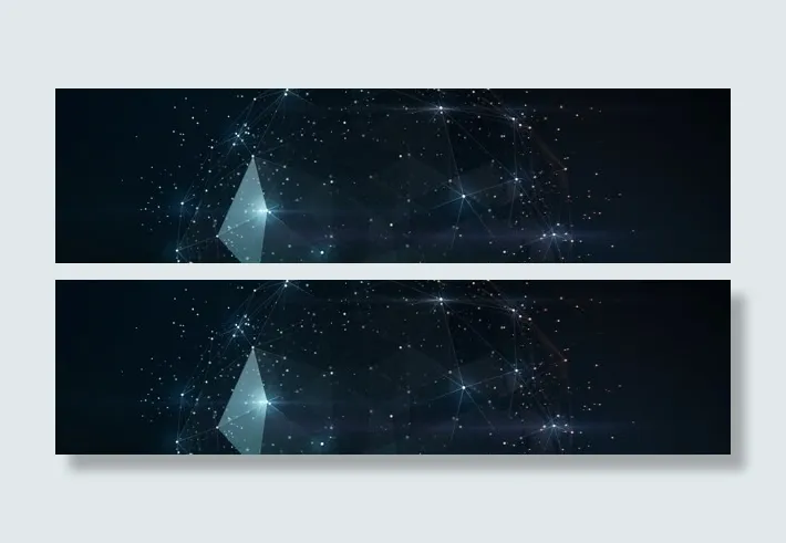 中秋星光炫酷banner背景