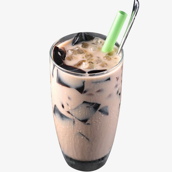 冰烧仙草奶茶免抠