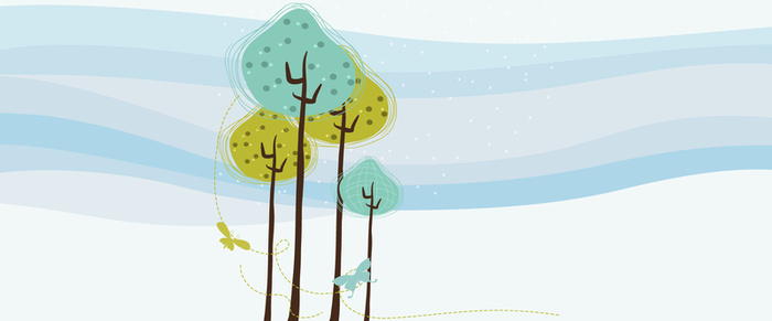 抽象风景插画背景高清