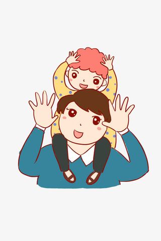 父亲节手抄报1免抠