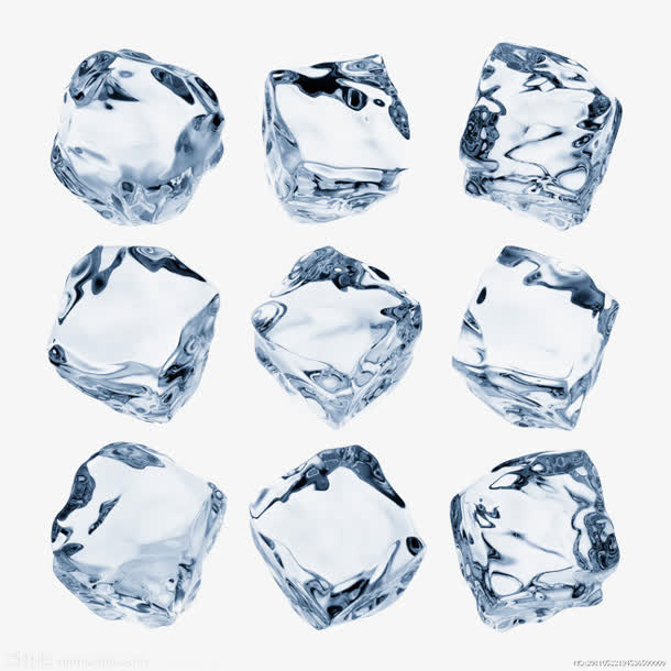 冰块9个冰块免抠