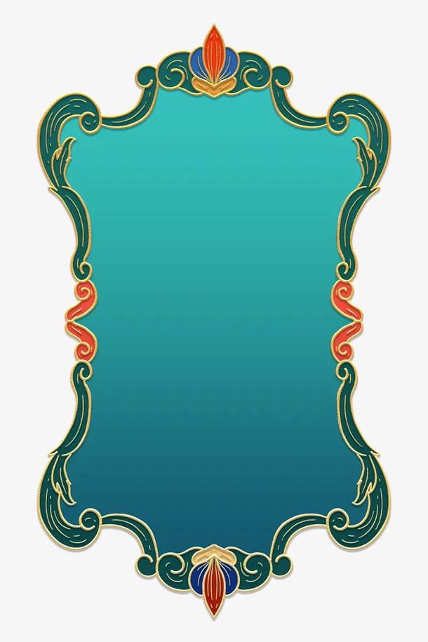 国潮中国风边框免抠