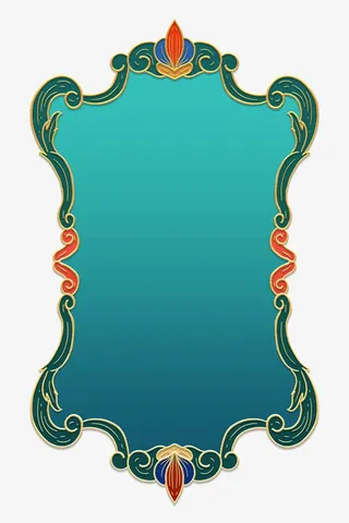 国潮中国风边框免抠