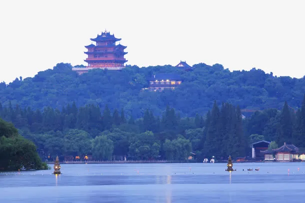 美丽杭州免抠