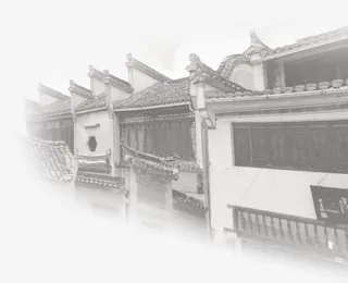 江南水乡房屋免抠