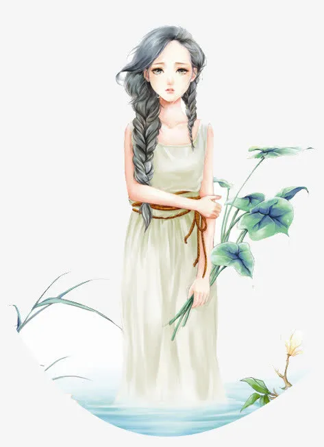 唯美素材梦幻元素 美女 女孩免抠