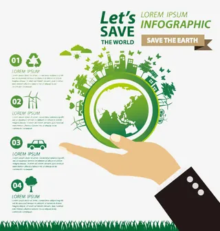 手捧着的地球免抠