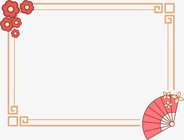 中国风新年创意边框免抠