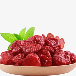 美味冻干草莓免抠