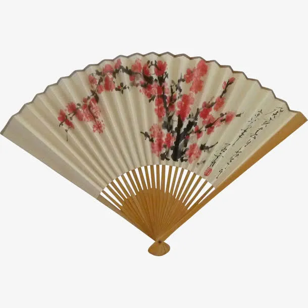 梅花扇子免抠