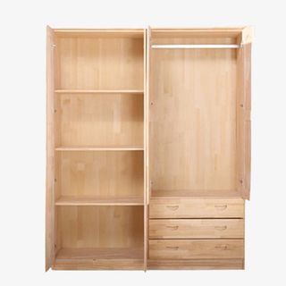 松木家具衣柜实物图免抠