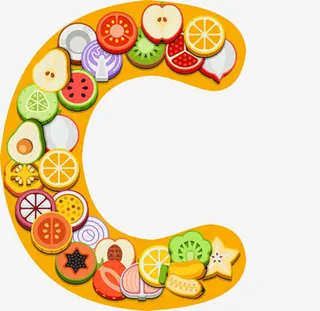 维生素C创意图标免抠