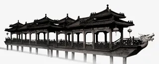 古代建筑亭子免抠