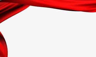 高清摄影红色谢幕场景免抠