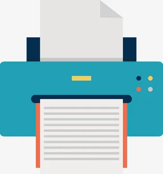 品质打印机免抠