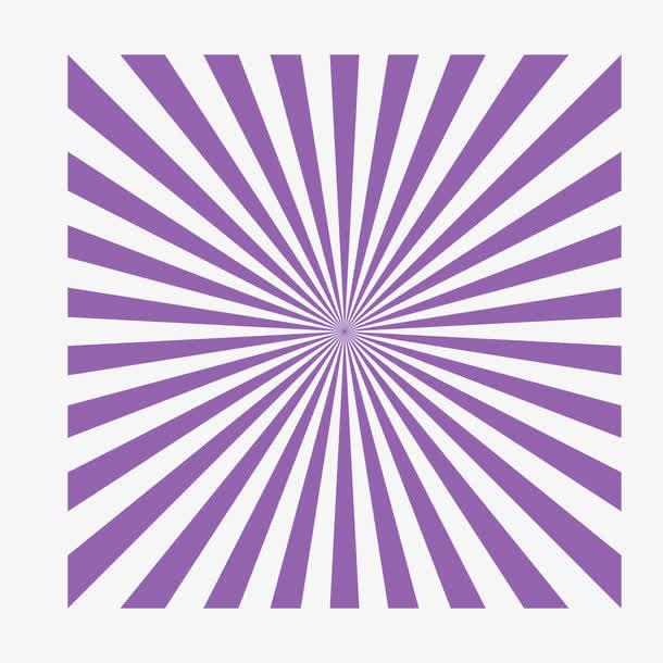 矢量紫色方形放射图案免抠