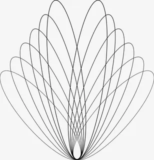 螺旋花纹简易设计图免抠