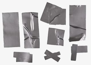 灰色皱纹胶纸免抠