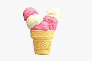 双层冰激凌免抠