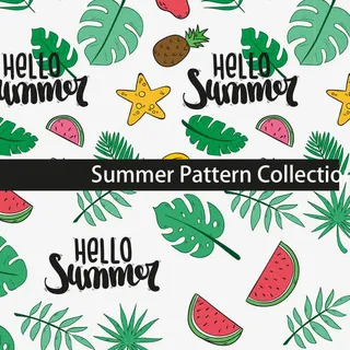 夏季水果包装底纹免抠