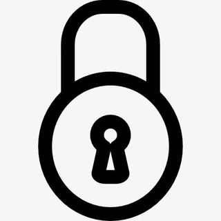 关闭锁图标免抠