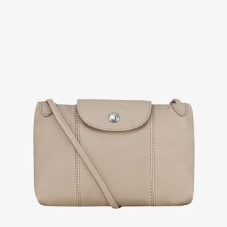 Longchamp珑骧女士小羊皮斜挎包免抠