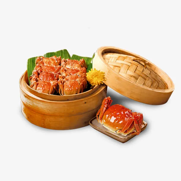 大闸蟹元素免抠