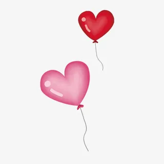 心形气球免抠