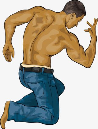 国外肌肉男免抠