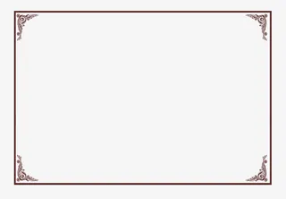 欧式高档边框免抠
