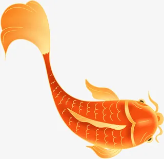 国潮风格锦鲤免抠