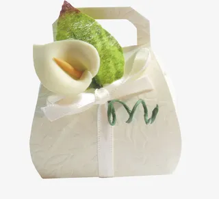 花叶装饰礼盒免抠