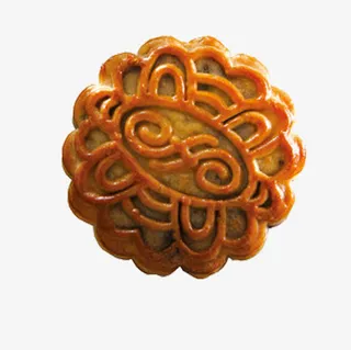 中秋节月饼俯视图免抠