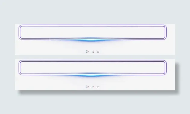 发光圆角标题框免抠