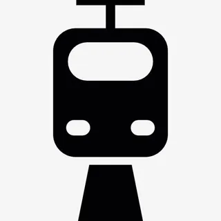 有轨电车图标免抠