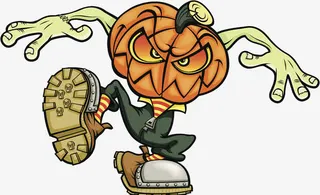 万圣节南瓜人免抠