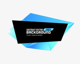 多边形的宣传免抠