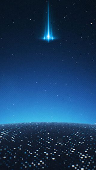 蓝色炫彩科技H5背景高清