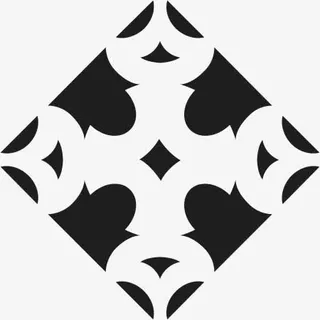 角花底纹花型对称平面图形免抠