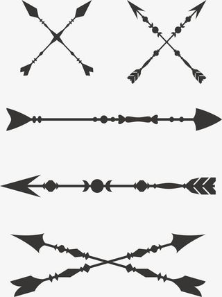 复古箭头组合免抠