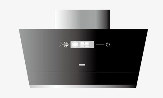 灰黑色油烟机插画免抠