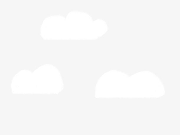 白云 云朵 手绘免抠